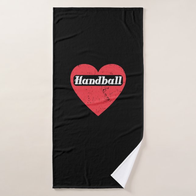 Le handball est l'amour (Serviette de bain)