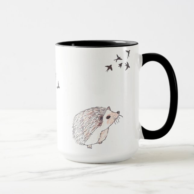 Le hérisson aspire tasse (Droite)