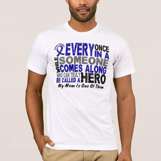 Le HÉROS VIENT LE LONG T-shirts de 1 CANCER DU (Devant)