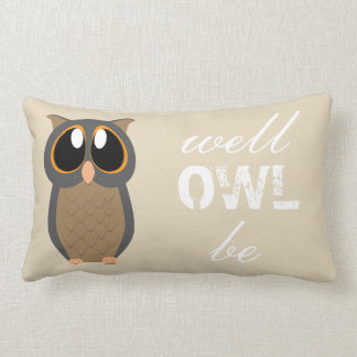 Le hibou bon soit ! - coussin de hibou