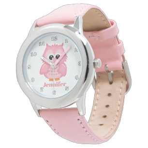 Le hibou mignon ajoutent la montre nommée de
