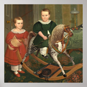 Le Hobby Horse - Poster d'art raffiné Robert Peckh