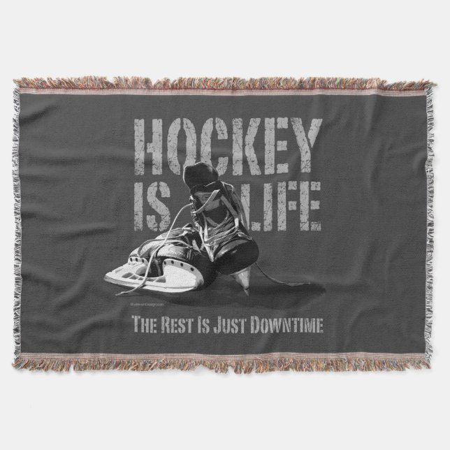 Le hockey c'est la vie lancer couverture (Devant)