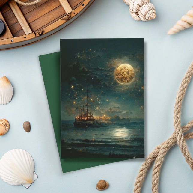 Le Hollandais volant sous la lune utopique montant (Créateur téléchargé)