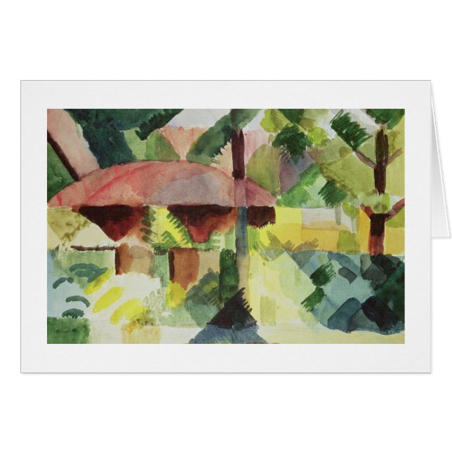 Le jardin, 1914 (la semaine sur le papier) (Devant horizontal)