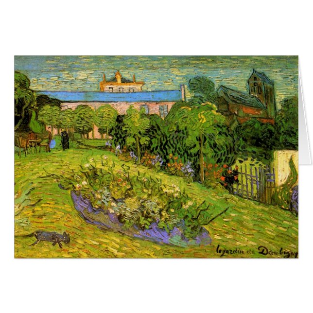 Le Jardin de Daubigny par Vincent van Gogh, Le Jar (Devant horizontal)
