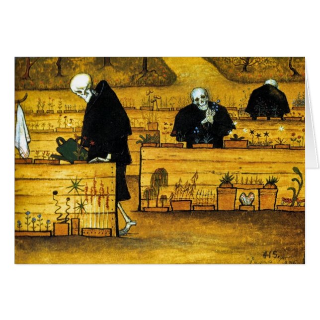 Le jardin de la mort par Hugo Simberg 1896 (Devant horizontal)