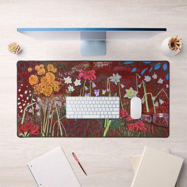 Le jardin de Ladrie en rouge (Bureau 1)