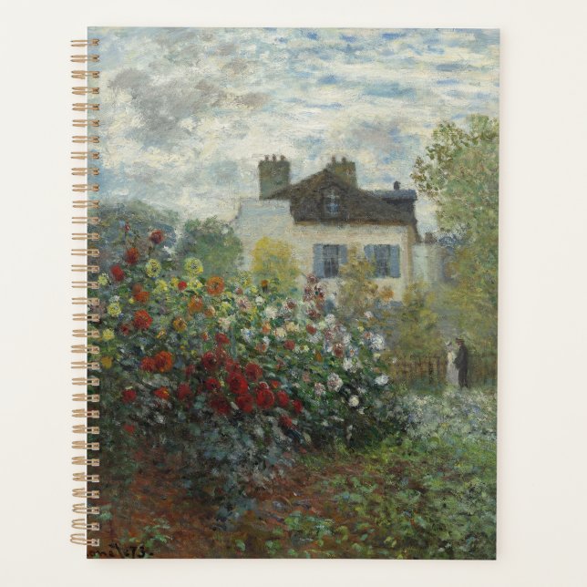 Le jardin de l'artiste avec Dahlias (Devant)