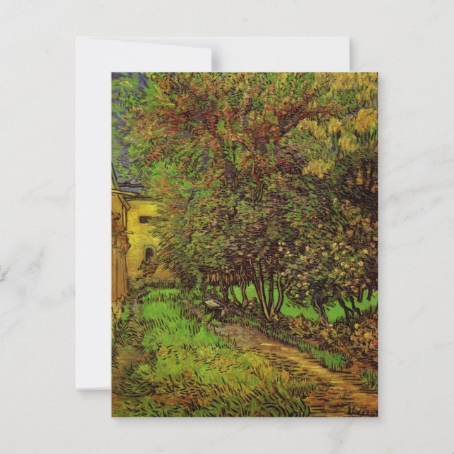 Le Jardin de l'hôpital Saint-Paul par Vincent van  (Devant)