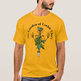 Le jardin de t-shirt de gloire gothique