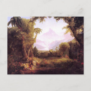 Le jardin d'Eden par Thomas Cole Carte postale