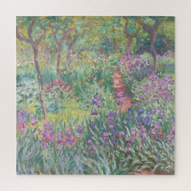 "LE JARDIN DES ARTISTES" PAR CLAUDE MONET PUZZLE (Vertical)