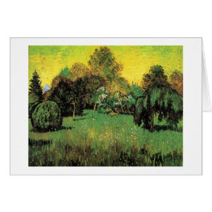 Le jardin du poète par Vincent van Gogh.