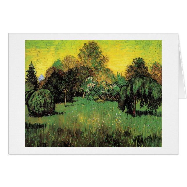 Le jardin du poète par Vincent van Gogh. (Devant horizontal)