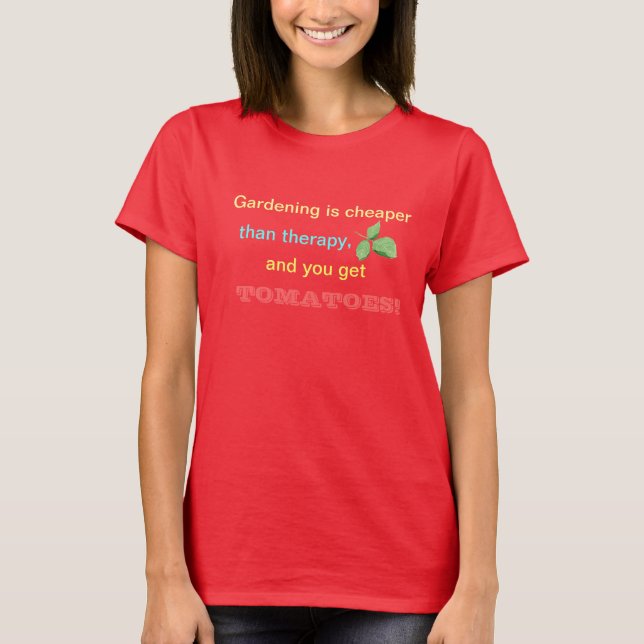 Le jardinage est T-shirt meilleur marché (Devant)