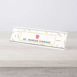 Le jaune crayonne la plaque signalétique rose de