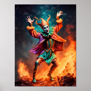 Le Jester - 12 x 16 Poster