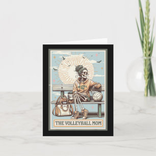 Le jeu de cartes tarot de la mère de volley squele