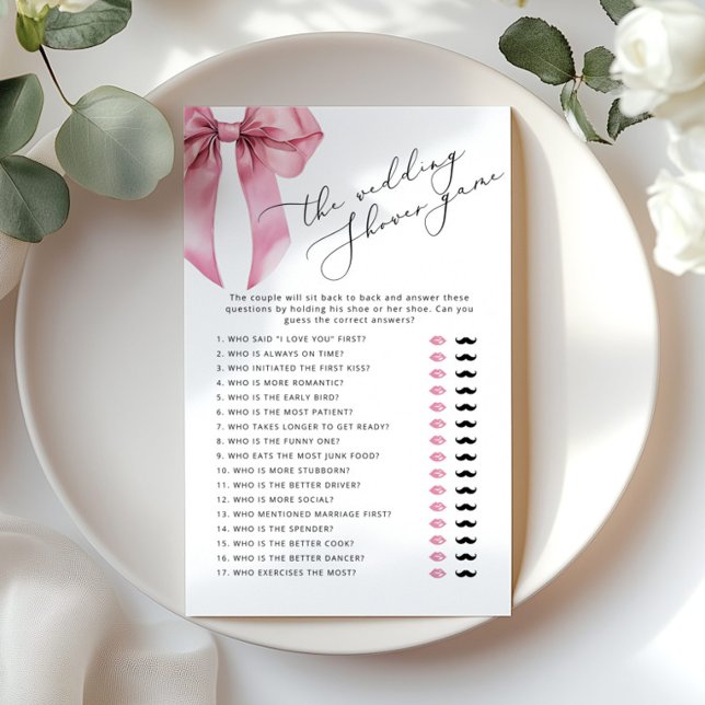 Le jeu de chaussure de mariage Pink Bow Jeu de dou (Créateur téléchargé)