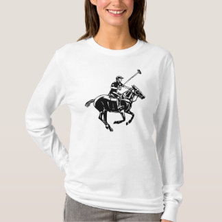Le jeu du T-shirt de polo, de poney et de joueur