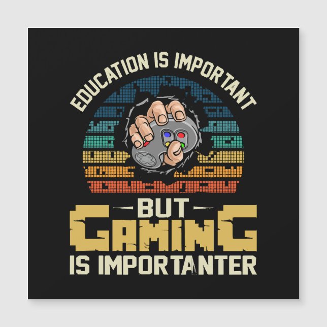 le jeu est plus important (Devant)