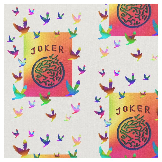 Le joker rêve le tissu (Fermer)