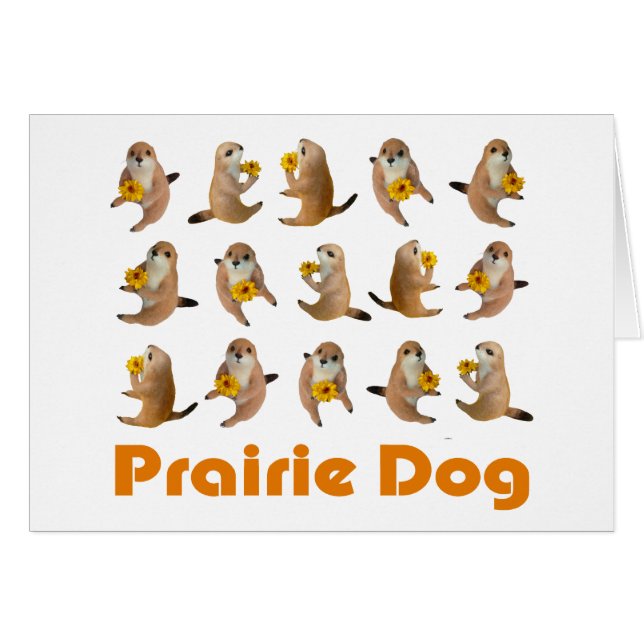 le jouet bourré de chien de prairie (Devant horizontal)