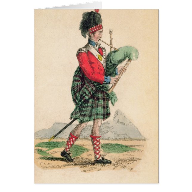 Le joueur de pipeau écossais (Devant)