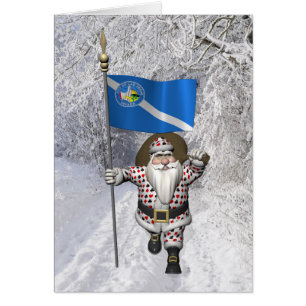 Le Joueur Santa Claus Avec L'Ensigne De Las Vegas