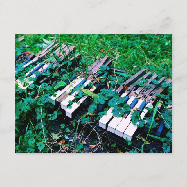 "Le Jour de la Musique est mort" - Piano - Carte p (Devant)