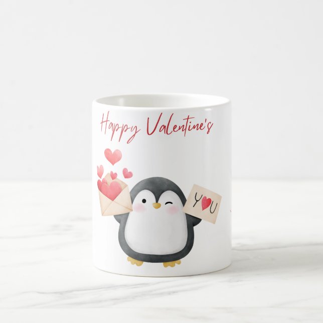 Le jour de la Saint-Valentin, la tasse murmure une (Centre)