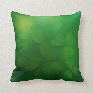 Le jour de St Patrick - coussin de trèfles