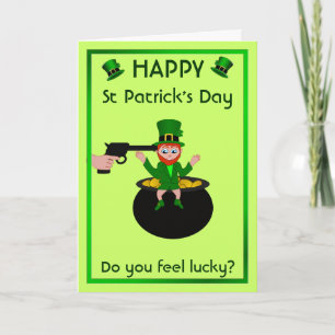 Le jour de St Patrick vous sentez la carte de