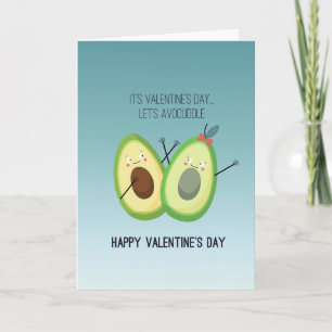 LE JOUR DE VALENTINE ÉVITONS   Carte de vœux