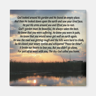 Le jour où Dieu t'a appelé Home Magnet