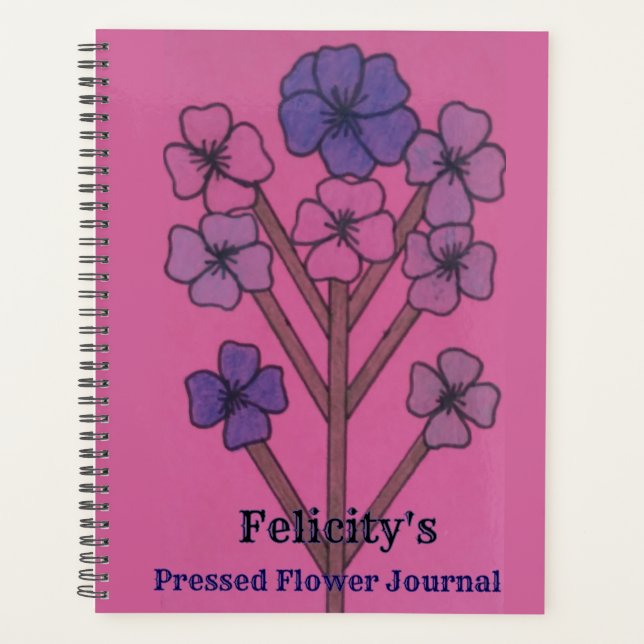 Le Journal de fleurs pressées de Felicity (Devant)