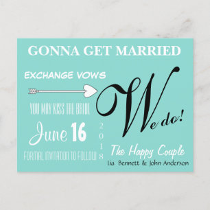 Le Joyeux Couple Nous Sauvegardons La Date Cartes