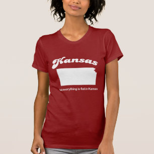 Le Kansas - pas tout est T-shirt plat