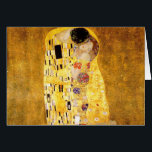 Le Kiss Gustav Klimt<br><div class="desc">Peintre autrichien impérial Gustav Klimt,  chef-d'oeuvre : La peinture de Kiss</div>