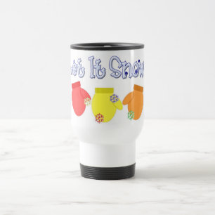 Le KRW l'a laissé neiger tasse de Noël de mitain