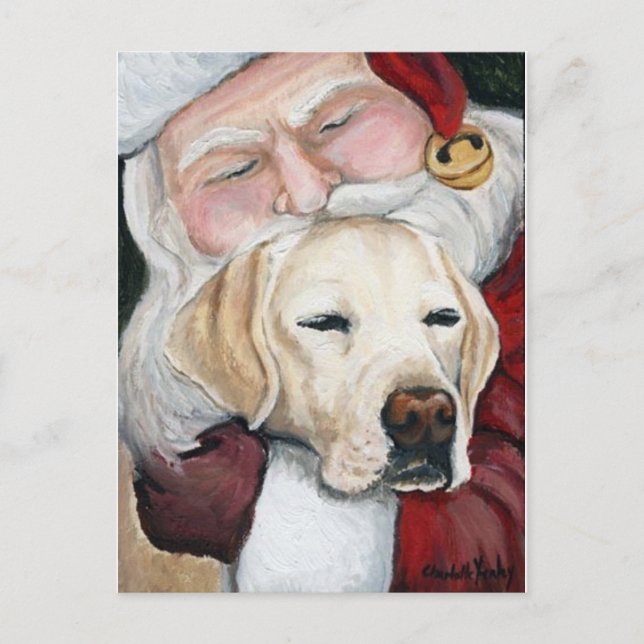 Le "laboratoire carte postale de Noël d'art (Devant)