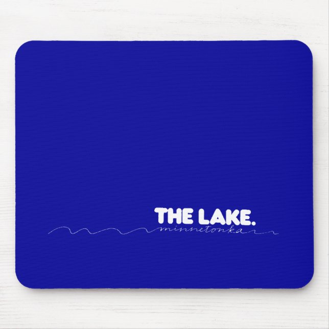 Le lac - Minnetonka, tapis de souris (Devant)
