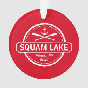 Le lac NH Squam a personnalisé la ville, le nom e