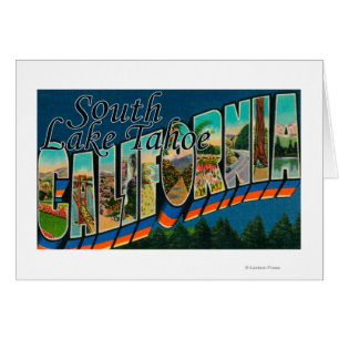Le lac Tahoe du sud, la Californie