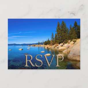 Le lac Tahoe épousant RSVP
