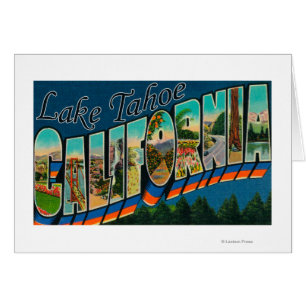 Le lac Tahoe, la Californie - grandes scènes 2 de