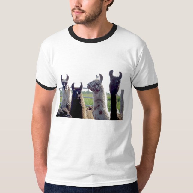 Le lama dirige le T-shirt (Devant)