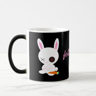 Le lapin blanc - suivez-moi tasse magique
