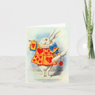 Le Lapin dans Alice au Pays des Merveilles ~ Carte